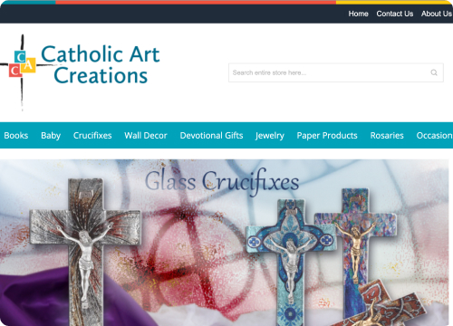 Mockup of a professional corporate blog design